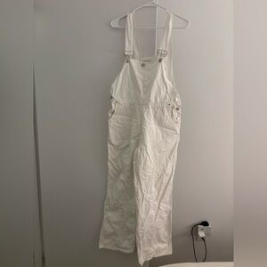 Newport News Cream Jumpsuit